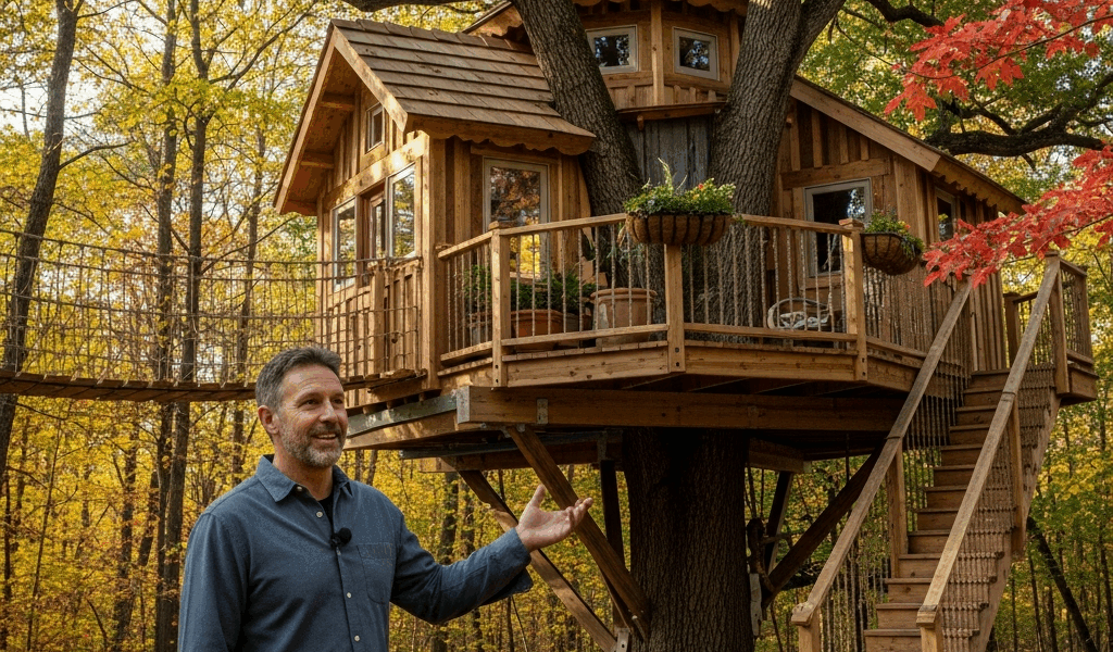 Professional photograph related to: Treehouse Masters Cast — Where Are They All Now? (2026). High qu