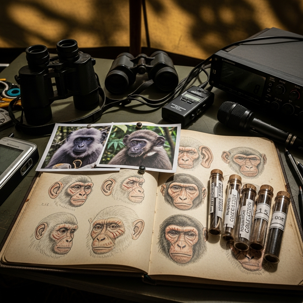 How Do Scientists Identify Individual Primates in Dense Forests