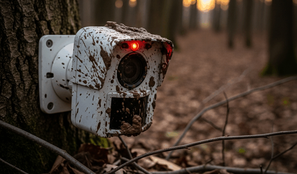 How do scientists use camera traps to study nocturnal wildlife